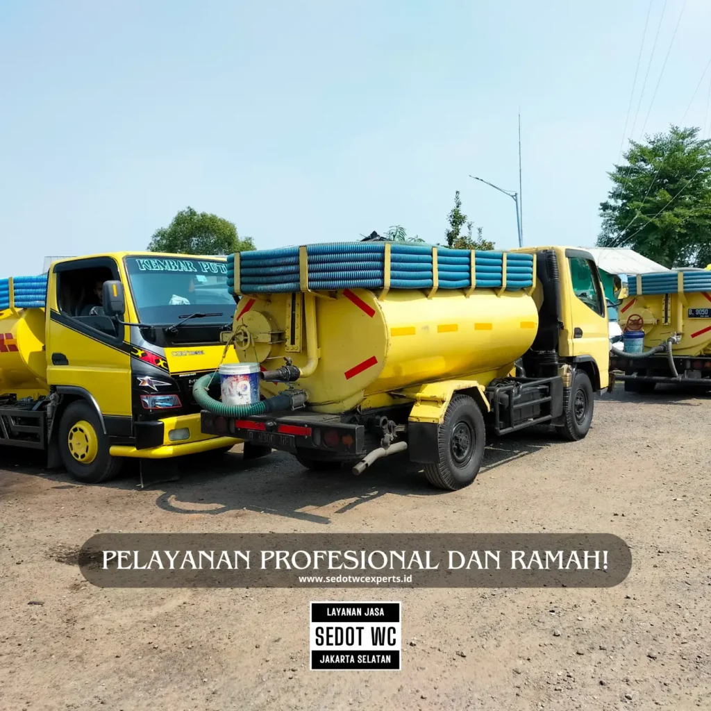 Layanan sedot WC cepat dan murah di Jakarta Selatan